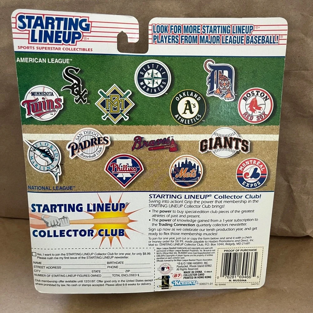 Kenner Starting Lineup 1997 Mike Mussina Baltimore Orioles Figure NIP
